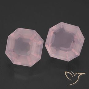 Shop natural 9.80ct ライトピンク ローズクォーツ gems, 八角形 / エメラルドカット, from 南アフリカ at GemSelect. In stock, global shipping!
