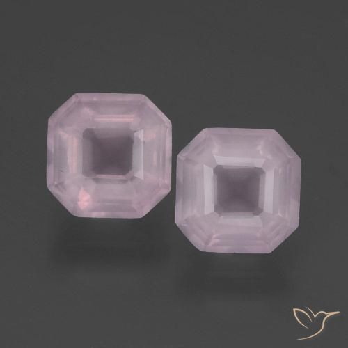 Shop natural 3.87ct バブルガムピンク ローズクォーツ gems, 八角形 / エメラルドカット, from 南アフリカ at GemSelect. In stock, global shipping!