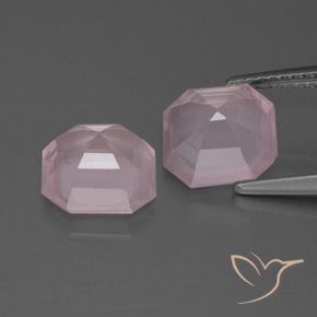 Shop natural 4.72ct バブルガムピンク ローズクォーツ gems, 八角形 / エメラルドカット, from 南アフリカ at GemSelect. In stock, global shipping!