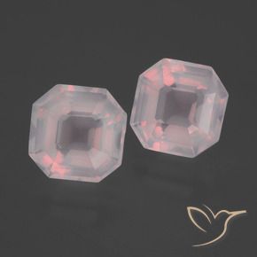 Shop natural 6.76ct 非常に薄いピンク ローズクォーツ gems, 八角形 / エメラルドカット, from 南アフリカ at GemSelect. In stock, global shipping!