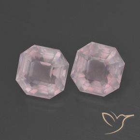 Shop natural 5.03ct 非常に薄いピンク ローズクォーツ gems, 八角形 / エメラルドカット, from 南アフリカ at GemSelect. In stock, global shipping!