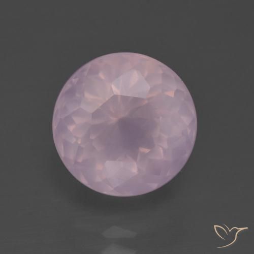 5.18ct 天然 ローズピンク ローズクォーツ, ラウンド, 透明