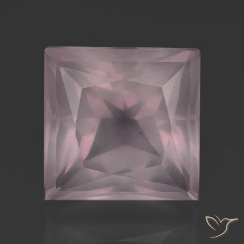 9.78ct 天然 ライトピンク ローズクォーツ, 四角形, 透明