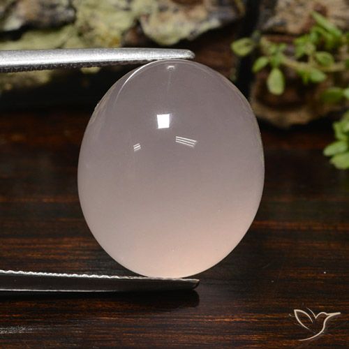31.95ct 天然 ライトピンク ローズクォーツ, 楕円形, 半透明