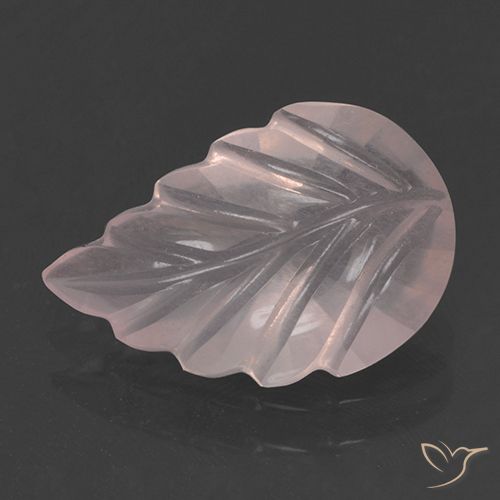 2.58ct 天然 ライトピンク ローズクォーツ, フラワーカット, 透明