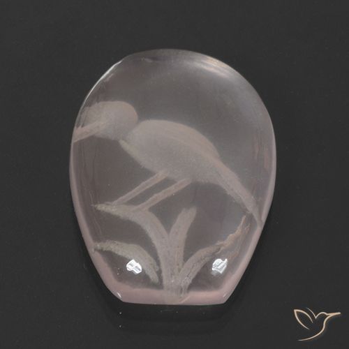 11.01ct 天然 ライトピンク ローズクォーツ, ファンシー, 透明