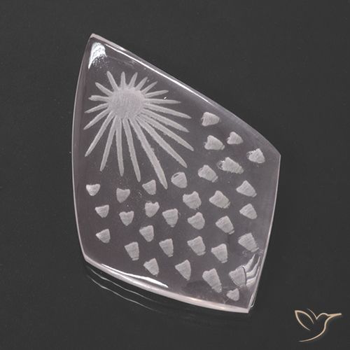 18.46ct 天然 無色 ローズクォーツ, ファンシー, 透明