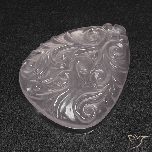 20.93ct 天然 無色 ローズクォーツ, 洋梨の形, 透明