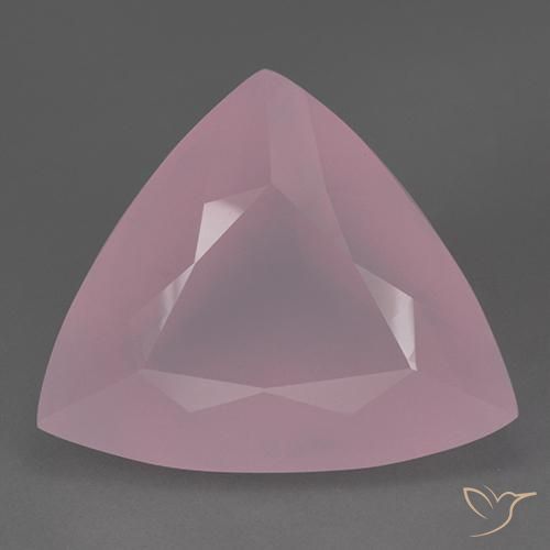 87.19ct 天然 ロイヤルパープルピンク ローズクォーツ, トリリオン, 透明