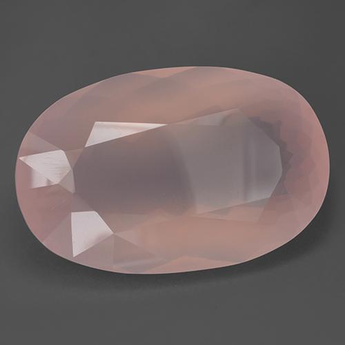 157.99カラットの天然ピンクローズクォーツ（45.4×29.3 mm・オーバルカット）