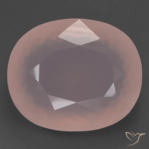 243.58ct 天然 ローズピンク ローズクォーツ, 楕円形, 透明, Photo A