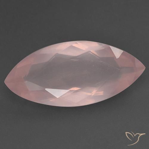 18.58ct 天然 鮮やかなピンク ローズクォーツ, マーキーズ, 透明