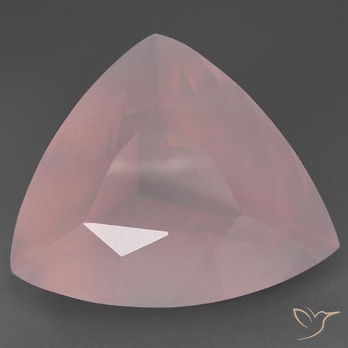 55.03ct 天然 コーラルピンク ローズクォーツ, トリリオン, 透明