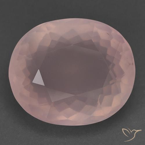 33.55ct 天然 ローズピンク ローズクォーツ, 楕円形, 透明