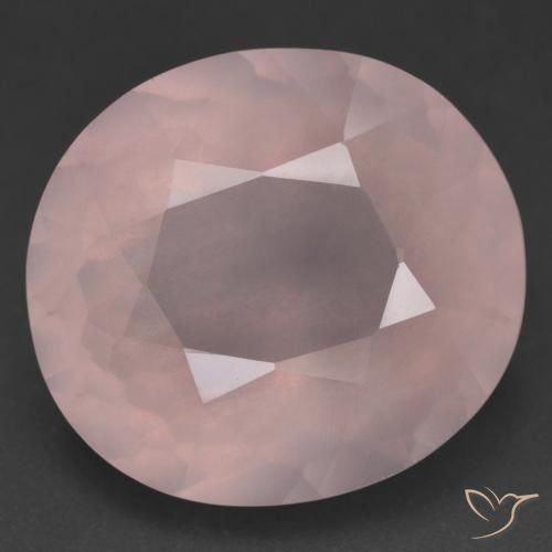26.84ct 天然 ローズピンク ローズクォーツ, 楕円形, 透明