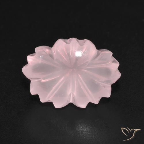 6.67ct 天然 コーラルピンク ローズクォーツ, ファンシー, 透明