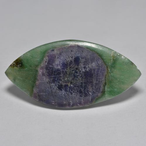 14.95カラットの天然マルチカラールビーインフックサイト、マーキーズ、半透明