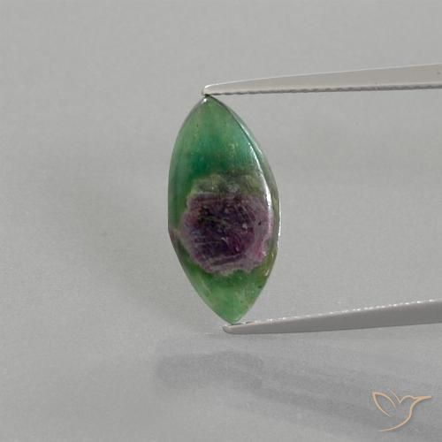 4.16ct 天然 マルチカラー ルビーインフックサイト, マーキーズ, 半透明