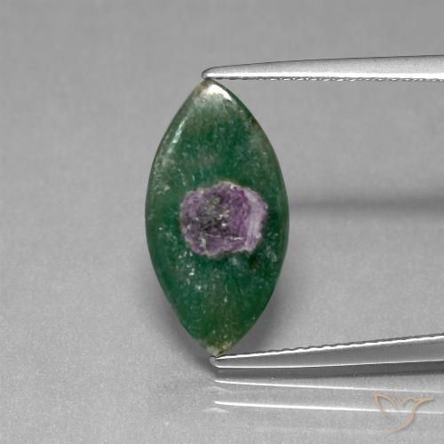 4.24ct 天然 マルチカラー ルビーインフックサイト, マーキーズ, 半透明