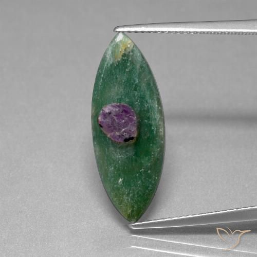4.14ct 天然 マルチカラー ルビーインフックサイト, マーキーズ, 半透明