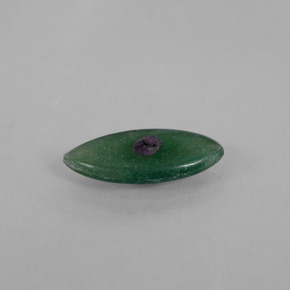 1.98カラットの天然マルチカラーフックサイト入りルビー（15.3×7.1 mm・マーキス）