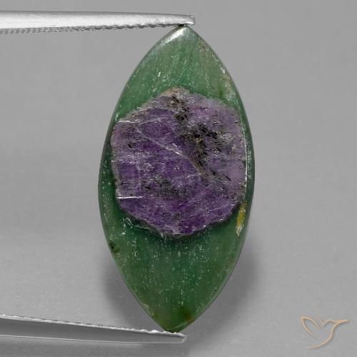 6.24ct 天然 マルチカラー ルビーインフックサイト, マーキーズ, 半透明