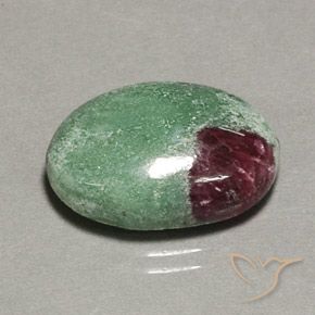 13.35ct 天然 マルチカラー ルビーゾイサイト, 楕円形, オペーク