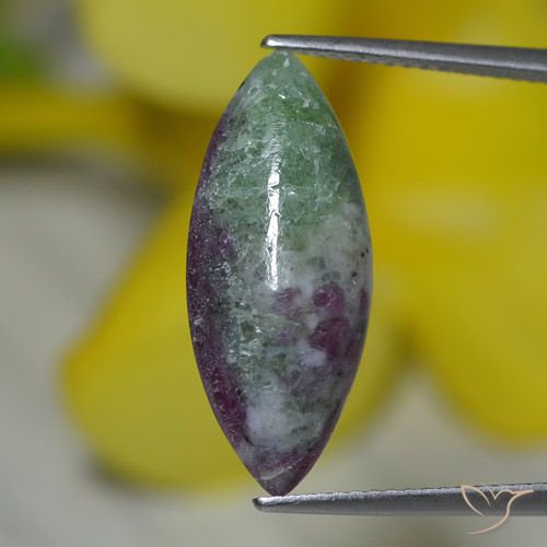 6.96ct 天然 マルチカラー ルビーゾイサイト, マーキーズ, オペーク