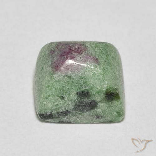 5.41ct 天然 マルチカラー ルビーゾイサイト, バゲット, オペーク
