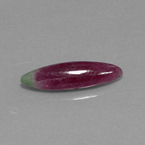 3.94カラットの天然マルチカラールビーゾイサイト（18.4×5.6 mm・マーキス）