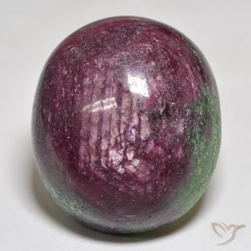 74.53ct 天然 マルチカラー ルビーゾイサイト, 楕円形, オペーク