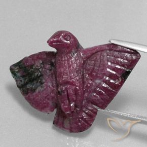 29.19ct 天然 ボイセンベリーパープル ルビーゾイサイト, ファンシー, オペーク