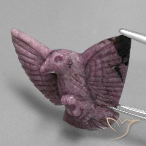 34.62ct 天然 ミディアムパープル ルビーゾイサイト, ファンシー, オペーク