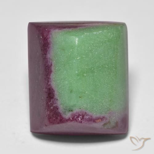 15.67ct 天然 マルチカラー ルビーゾイサイト, バゲット, オペーク