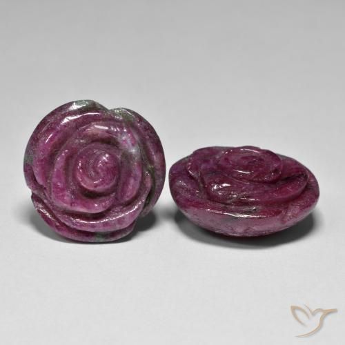 Shop natural 37.71ct マルチカラー ルビーゾイサイト gems, フラワーカット, from タンザニア at GemSelect. In stock, global shipping!