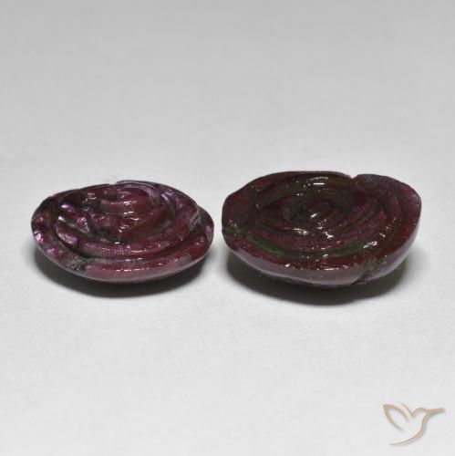 Shop natural 26.55ct マホガニーレッド ルビーゾイサイト gems, フラワーカット, from タンザニア at GemSelect. In stock, global shipping!