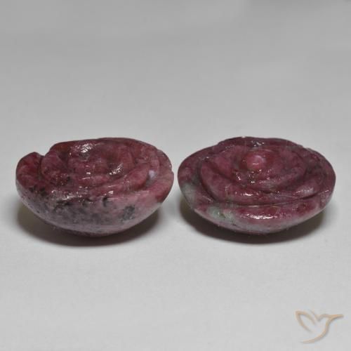 Shop natural 59.96ct マルチカラー ルビーゾイサイト gems, フラワーカット, from タンザニア at GemSelect. In stock, global shipping!