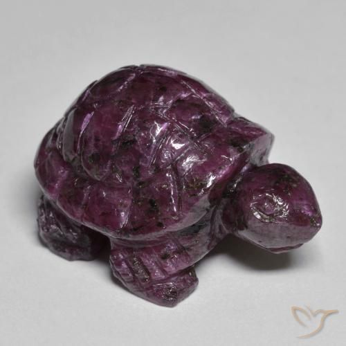 41.62ct 天然 濃いパープルレッド ルビーゾイサイト, ファンシー, オペーク