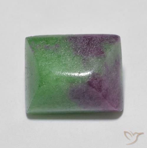 6.89ct 天然 マルチカラー ルビーゾイサイト, バゲット, オペーク
