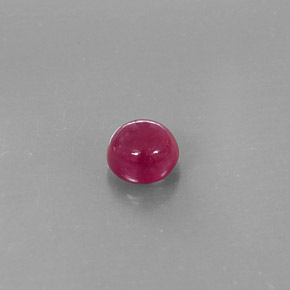 1.43カラットの天然ピンクレッドルビー（5.76 mm・透明）