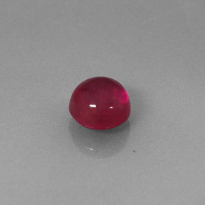1.95カラットの天然レッドルビー（6.31 mm・透明）