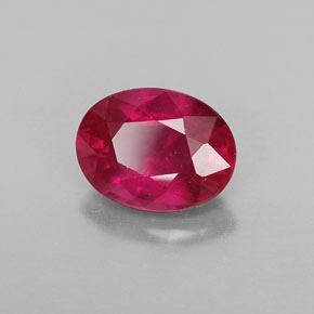 1.78カラットの天然ピンクレッドルビー（8.1×6.1 mm・オーバルカット）