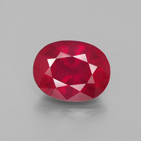 2.52カラットの天然ピンクレッドルビー（8.9×7 mm・オーバルカット）