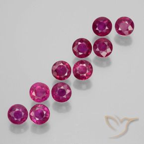 Shop natural 2.18ct ディープパープル ルビー gems, ラウンド, from ミャンマー at GemSelect. In stock, global shipping!