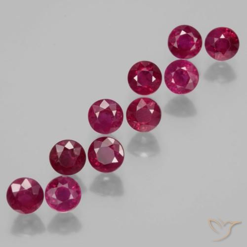 Shop natural 3.09ct ピンクがかったレッド ルビー gems, ラウンド, from ミャンマー at GemSelect. In stock, global shipping!