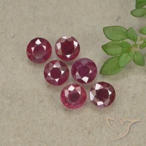 Shop natural 1.50ct ワインレッド ルビー gems, ラウンド, from ミャンマー at GemSelect. In stock, global shipping!