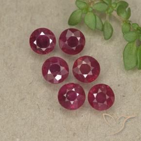 Shop natural 1.55ct ワインレッド ルビー gems, ラウンド, from ミャンマー at GemSelect. In stock, global shipping!