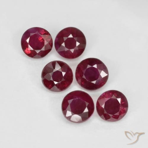Shop natural 1.33ct ミディアムレッド ルビー gems, ラウンド, from ミャンマー at GemSelect. In stock, global shipping!