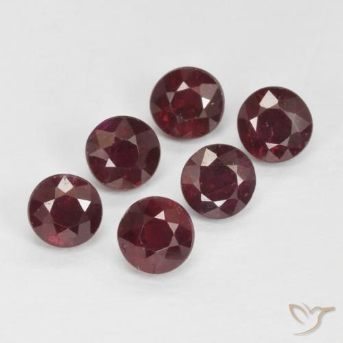 Shop natural 1.79ct ワインレッド ルビー gems, ラウンド, from ミャンマー at GemSelect. In stock, global shipping!