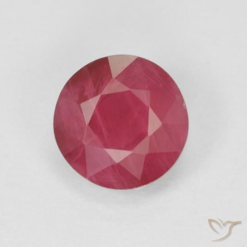 1.05ct 天然 ミディアムレッド ルビー, ラウンド, VS-SI